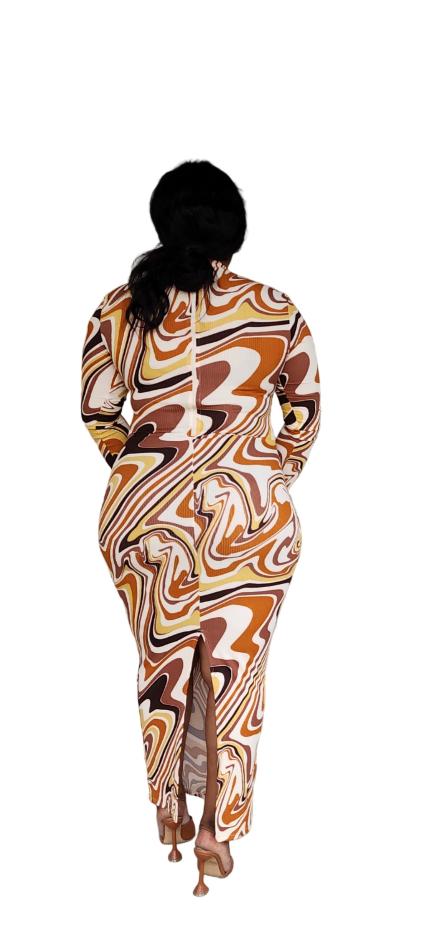 Marble Wonder Maxi Dress