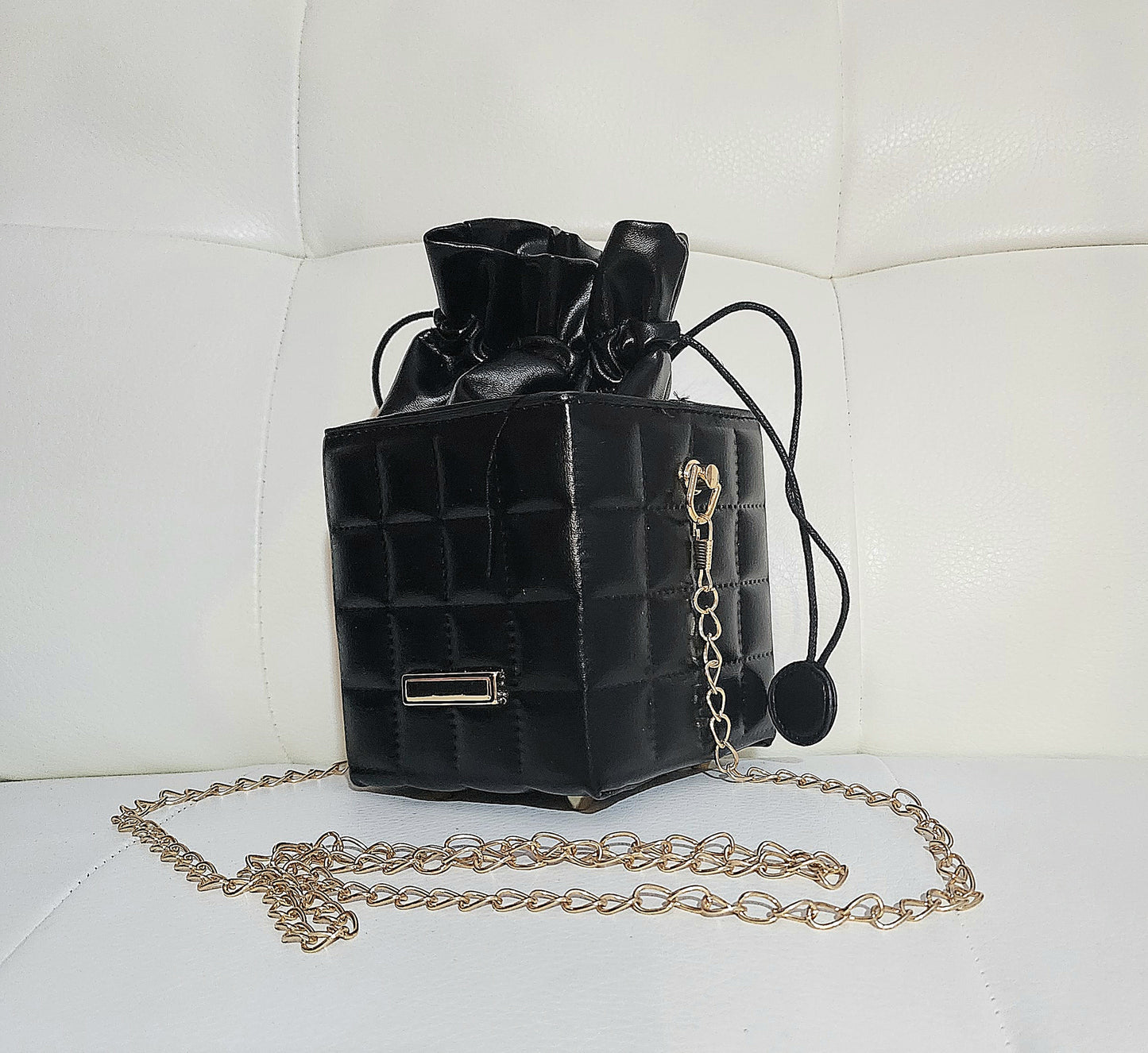 Quilted Cube Handbag