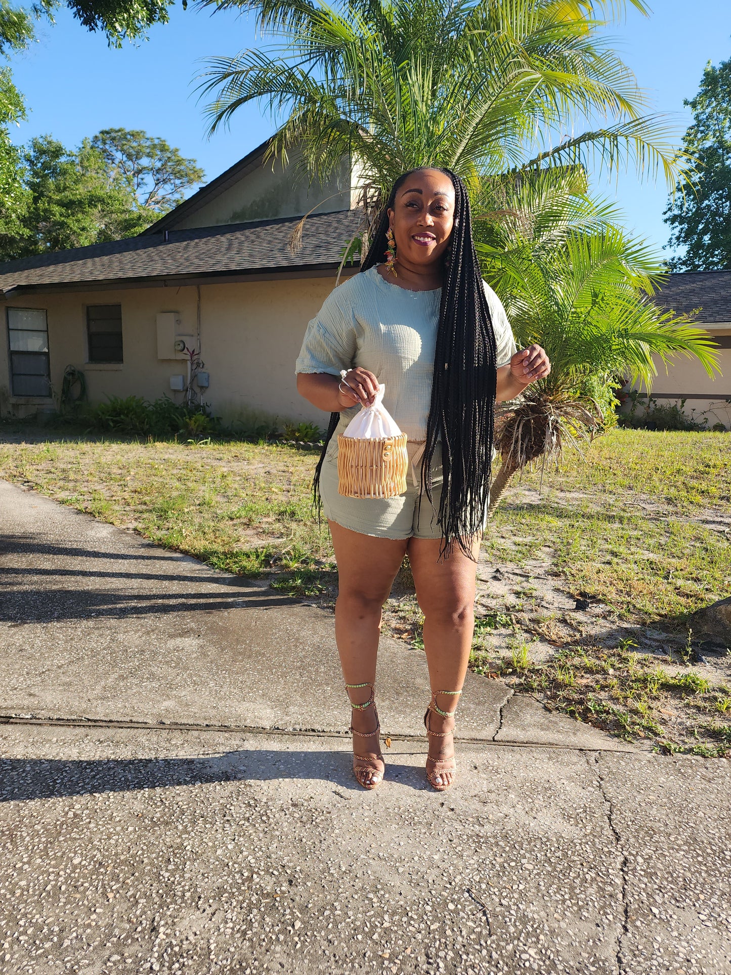 The Dali Wicker Handbag