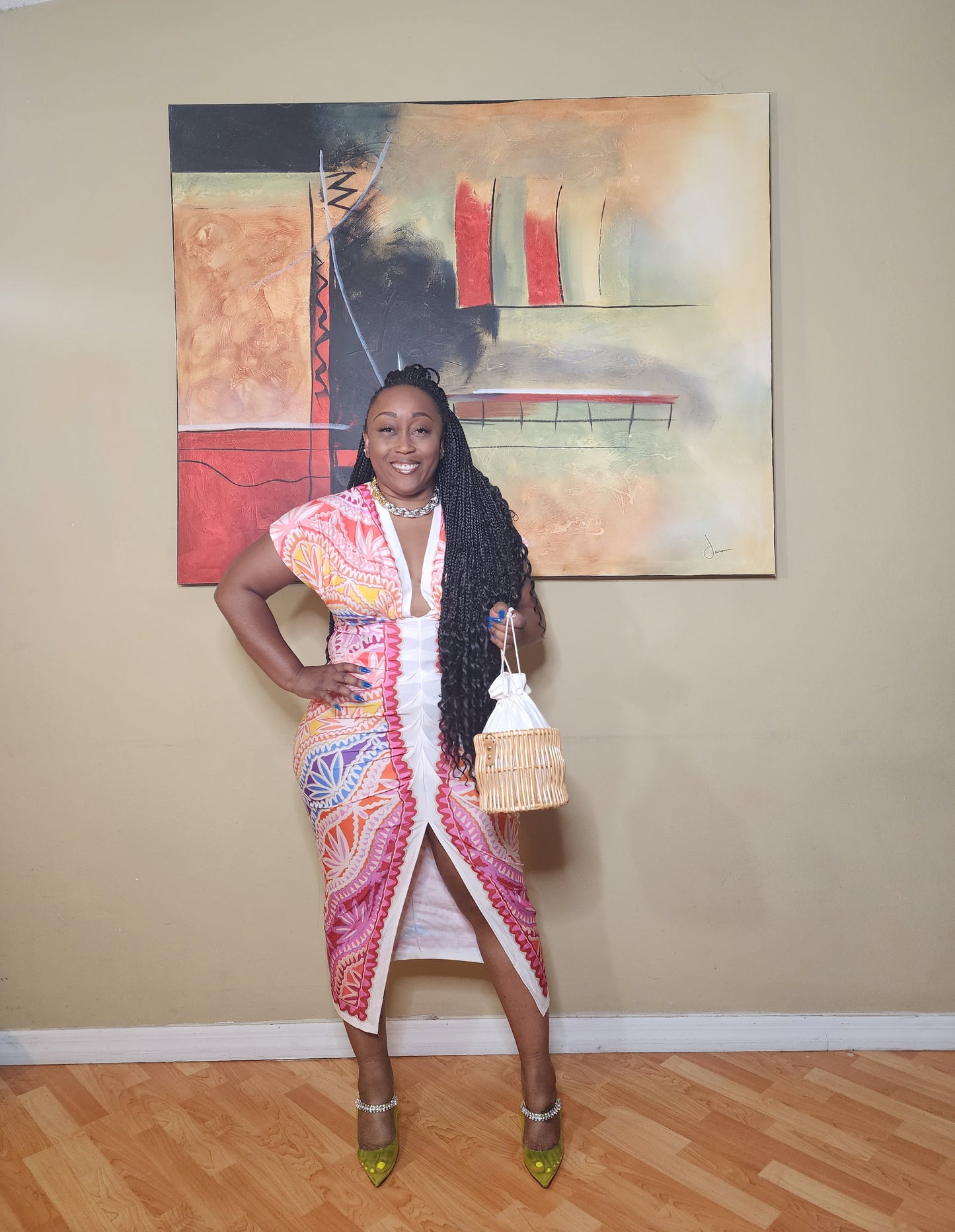 The Dali Wicker Handbag