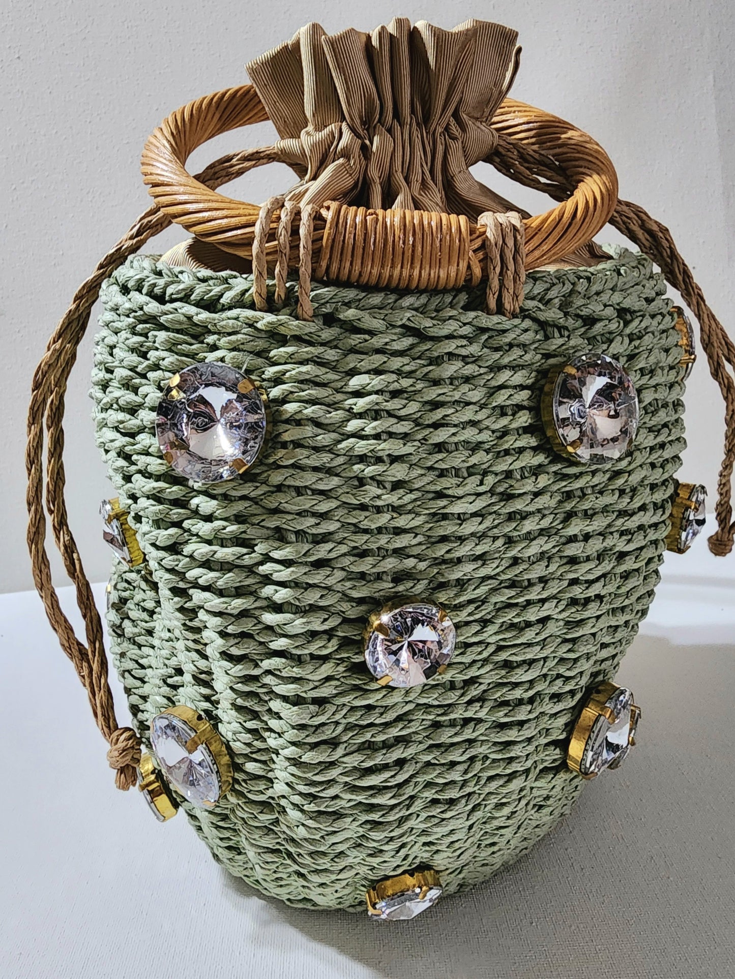 Essential Charm Wicker Handbag