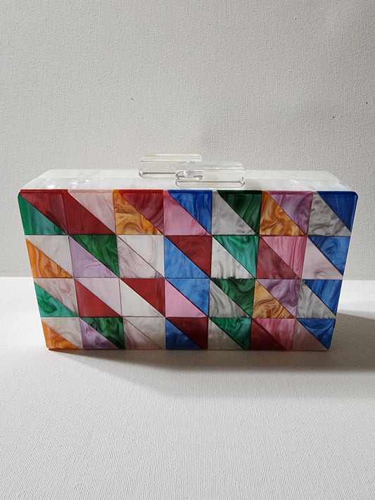 Deluxe Acrylic Box Clutch