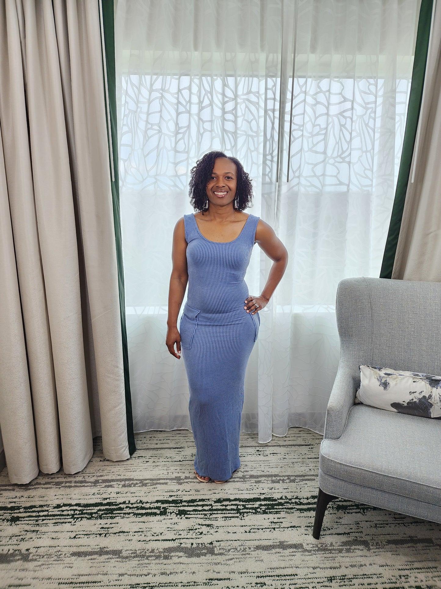 Yacht Day Maxi Dress