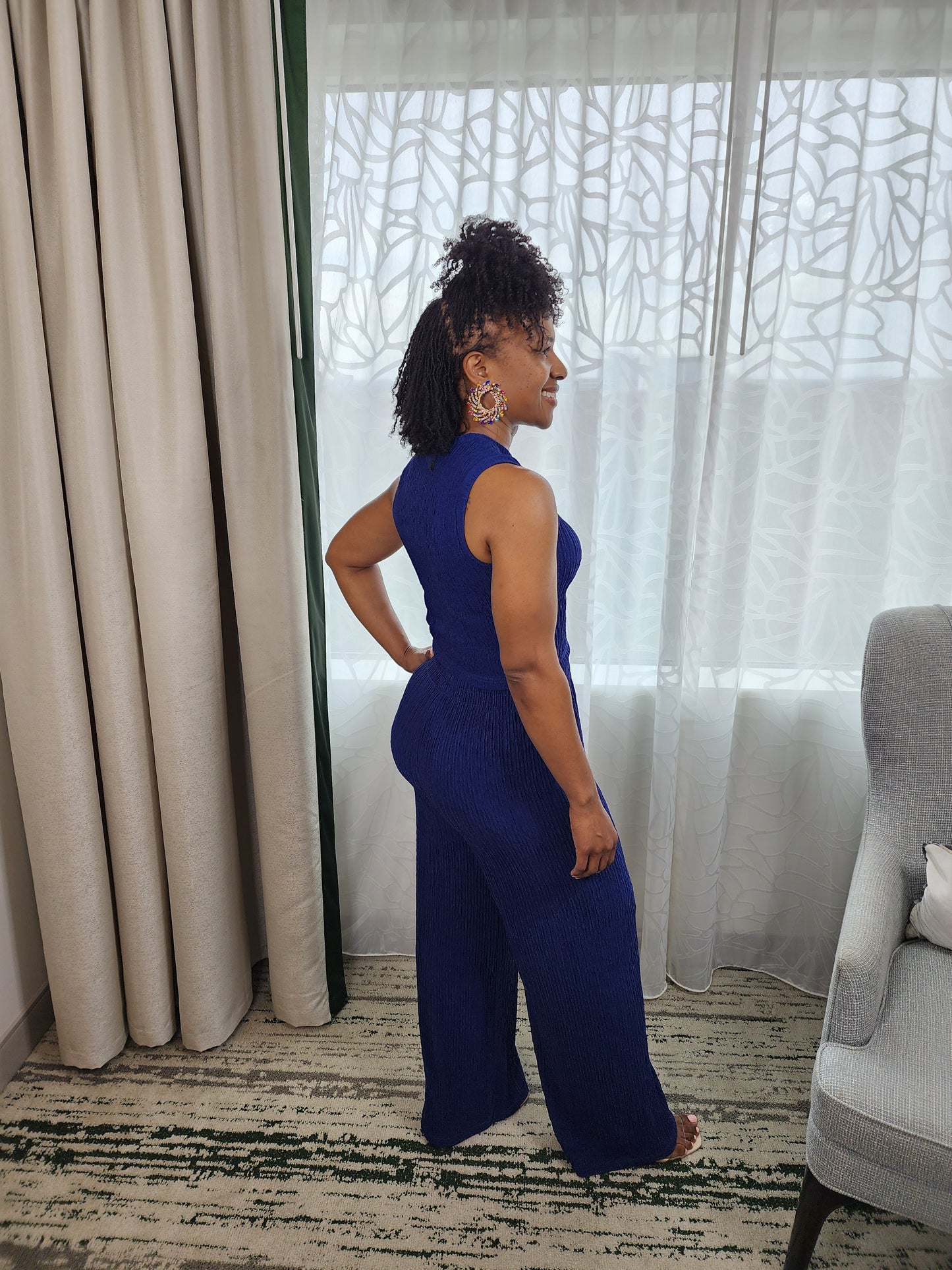 Stylish Invite Two-piece Pant Set