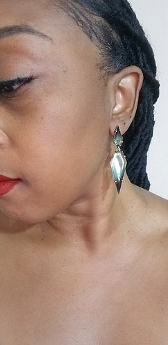 Queen Tings Rhinestone earrings - Luxe 81