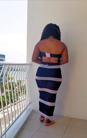 Stripe Wonder Cover-Up - Luxe 81