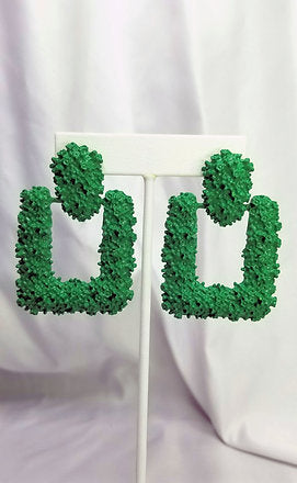 Luck of the Irish box earrings - Luxe 81