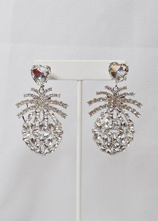 Rhinestone Party Earrings - Luxe 81