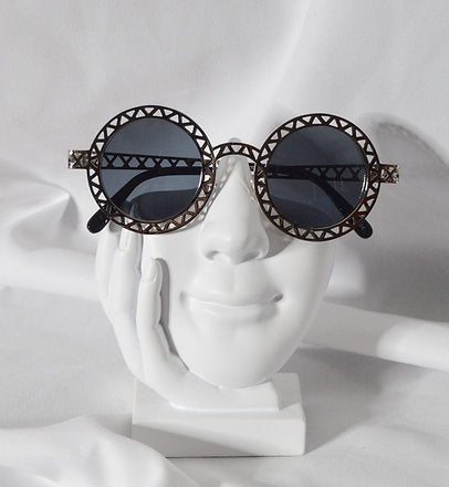 Retro Metal Laser Cut Round Frames - Luxe 81