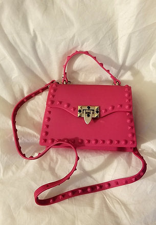 Stud Life Shoulder Bag - Pink - Luxe 81