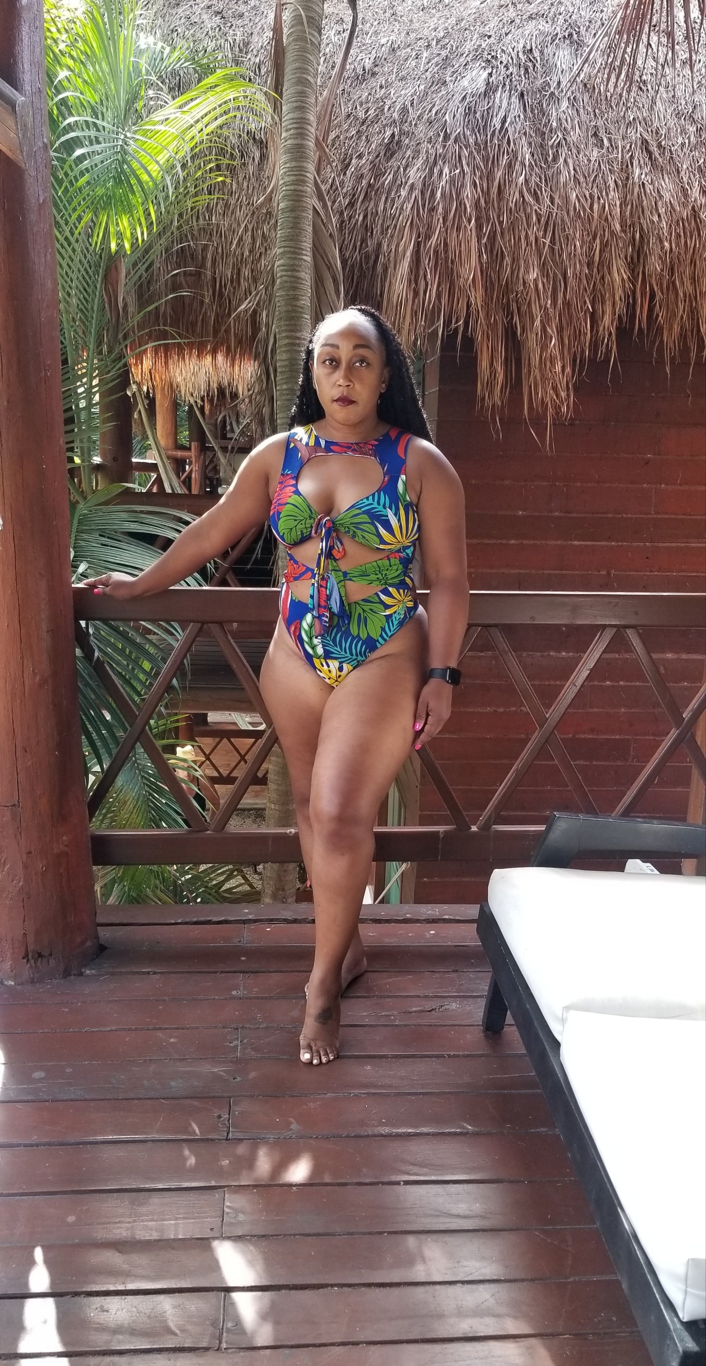 A Tropical Dream One-Piece and Cover-Up