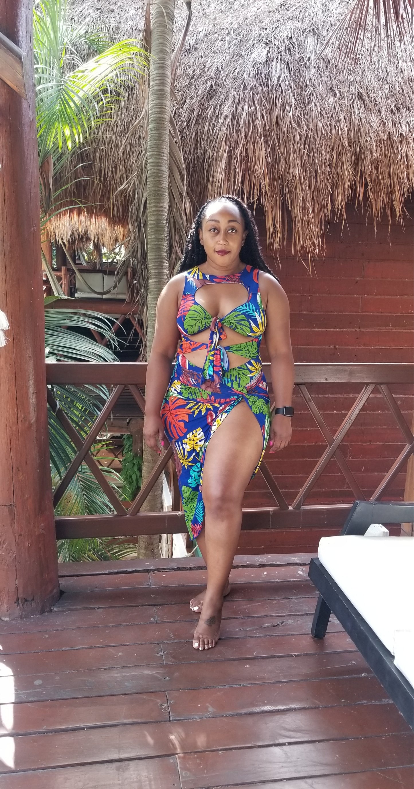 A Tropical Dream One-Piece and Cover-Up