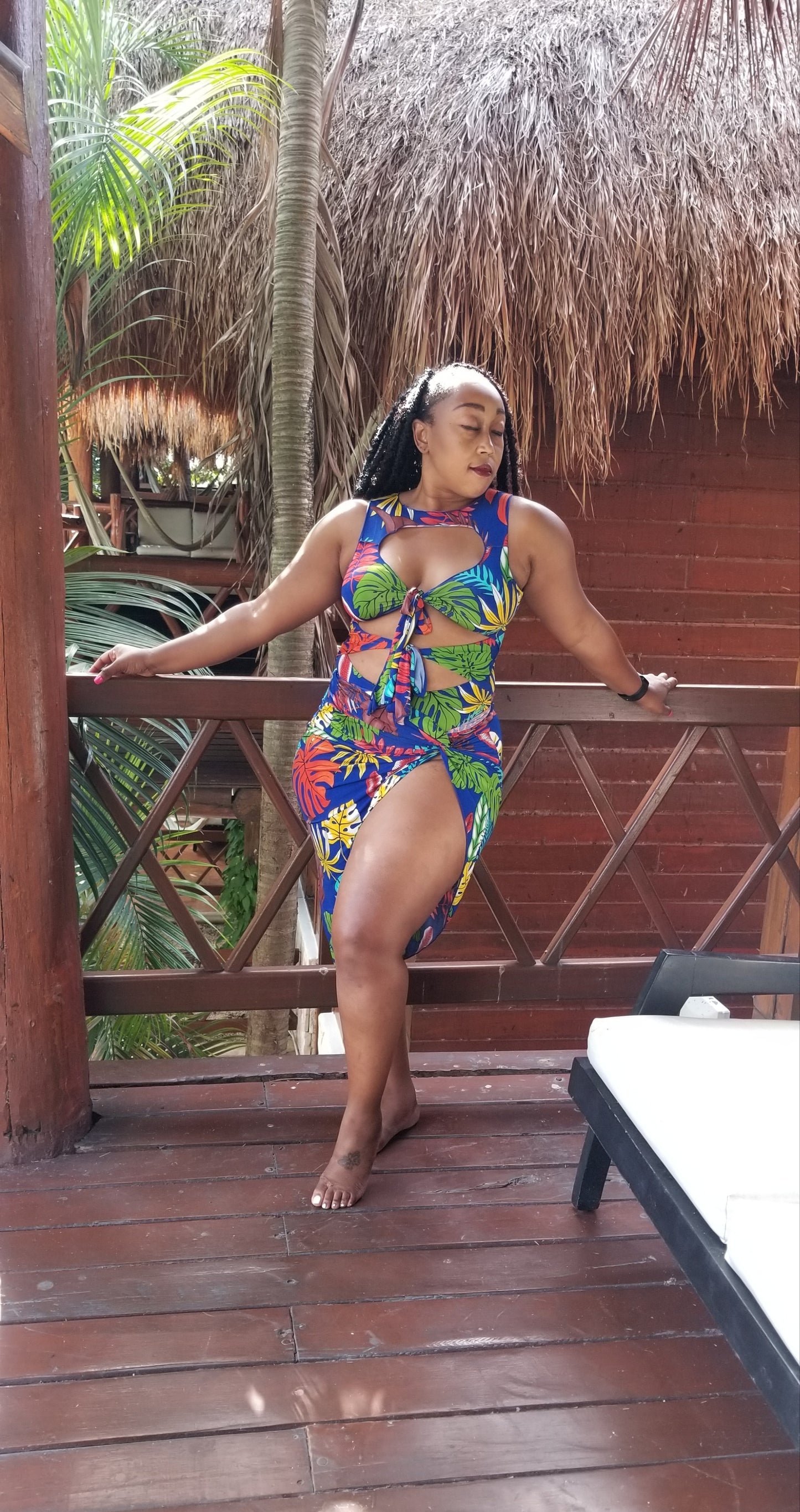 A Tropical Dream One-Piece and Cover-Up