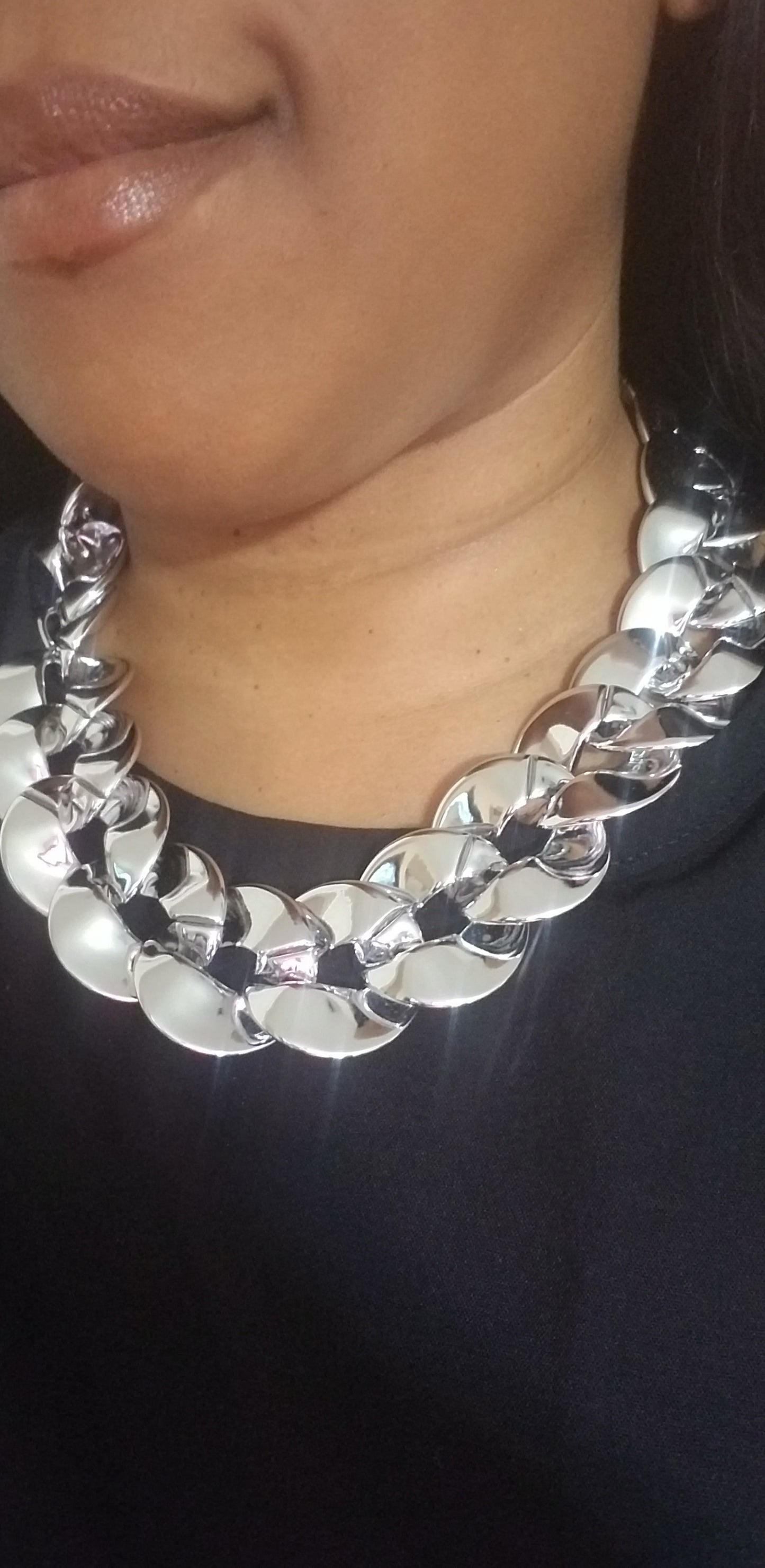 Chain Gang Choker Necklace