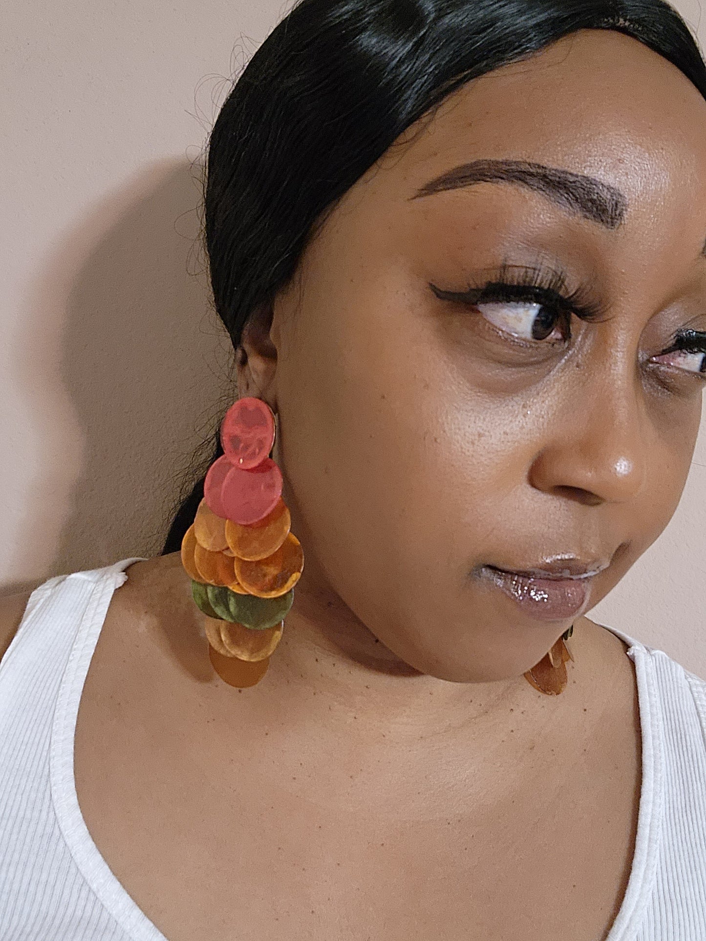 Disc Galore Drop Earrings