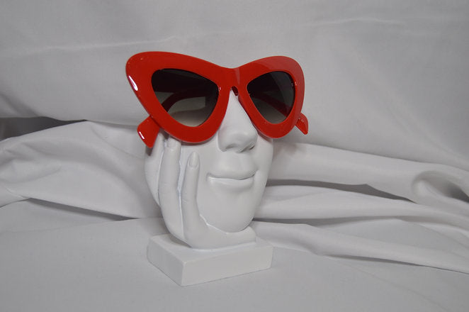 Chunky Frame Oversize Cat Eye Sunglasses - Luxe 81