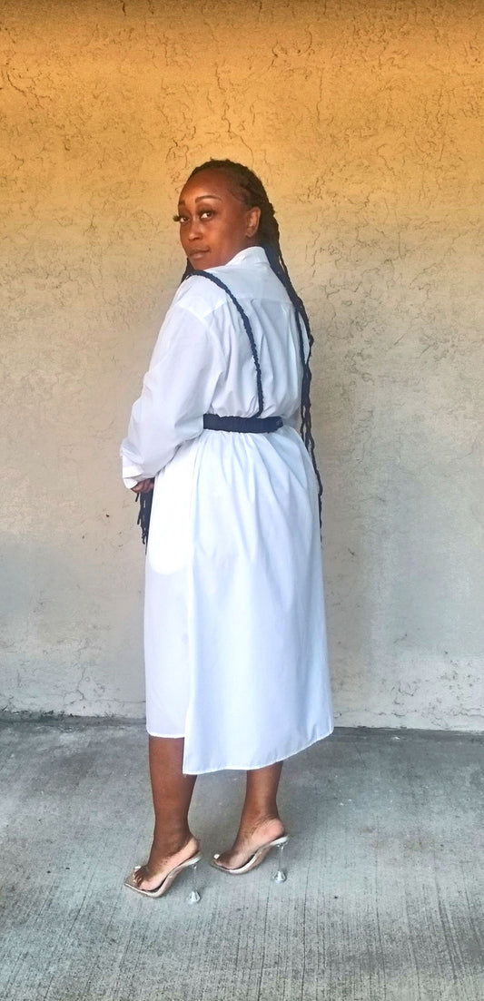 Effortless Button Down Dress - Luxe 81