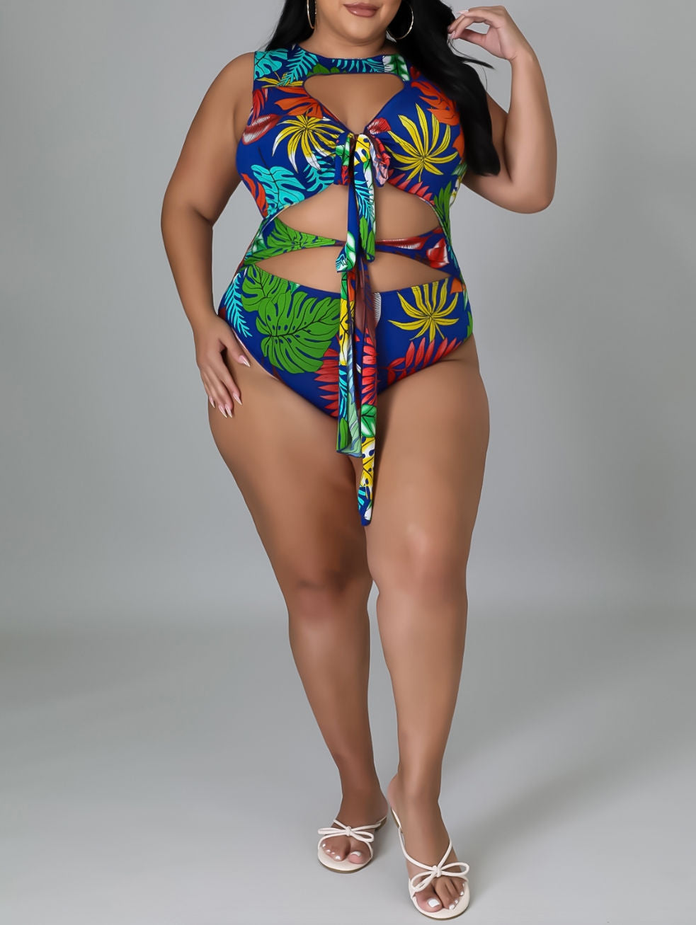 A Tropical Dream One-Piece and Cover-Up