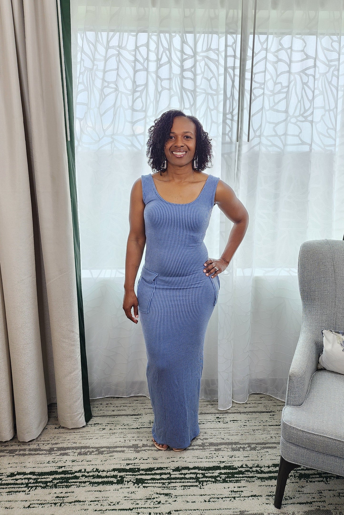 Yacht Day Maxi Dress