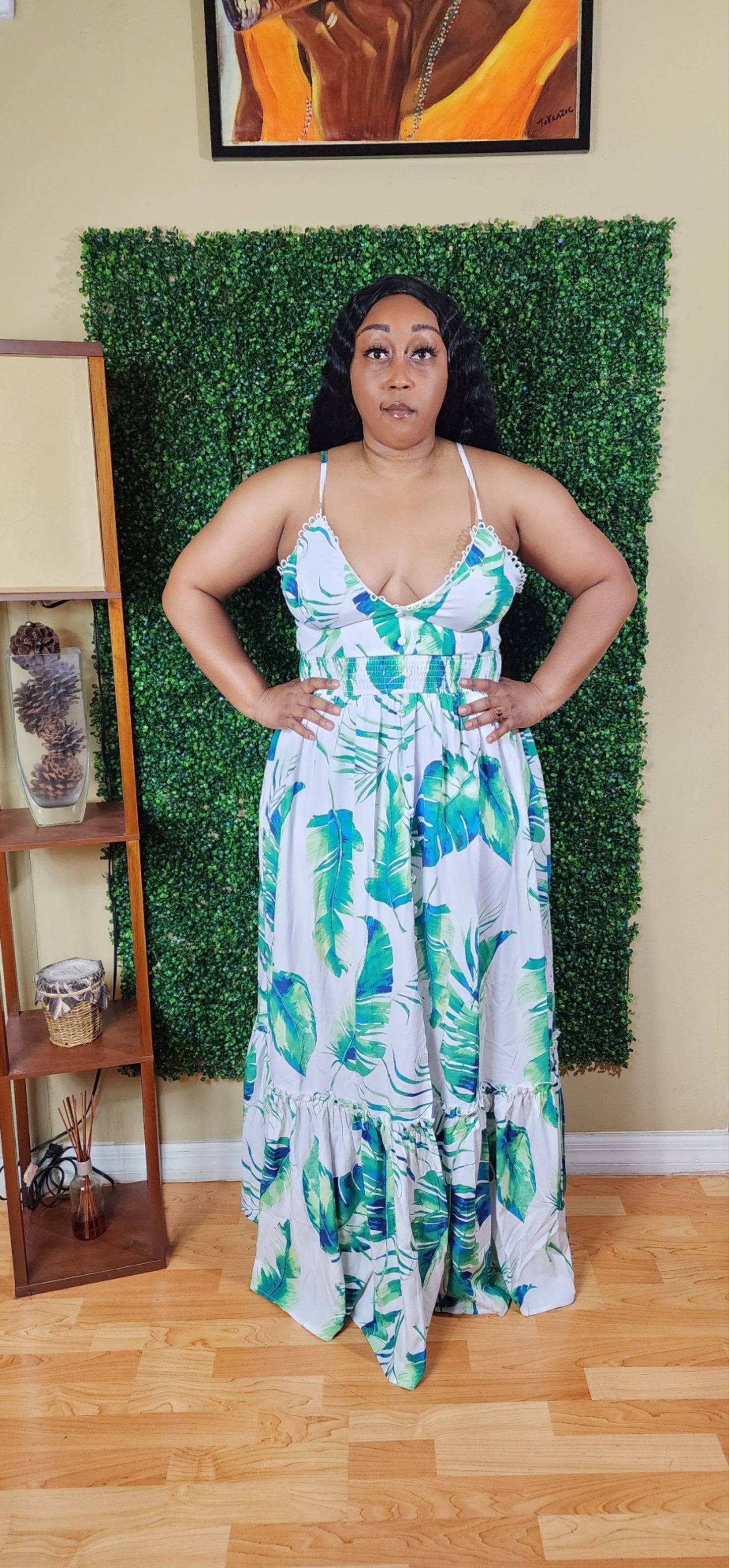 Chic and Floral Maxi Dress