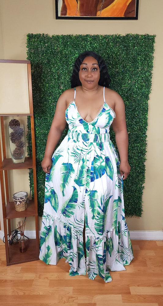 Chic and Floral Maxi Dress