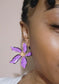 Ceramic Flower Bomb Earrings