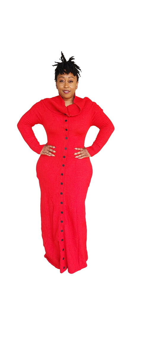 Stop and Stare Maxi Dress