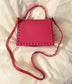 Stud Life Shoulder Bag - Pink - Luxe 81