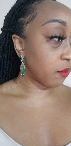 Queen Tings Rhinestone earrings - Luxe 81