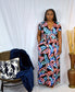 Boss Babe Wrap Maxi - Blue - Luxe 81
