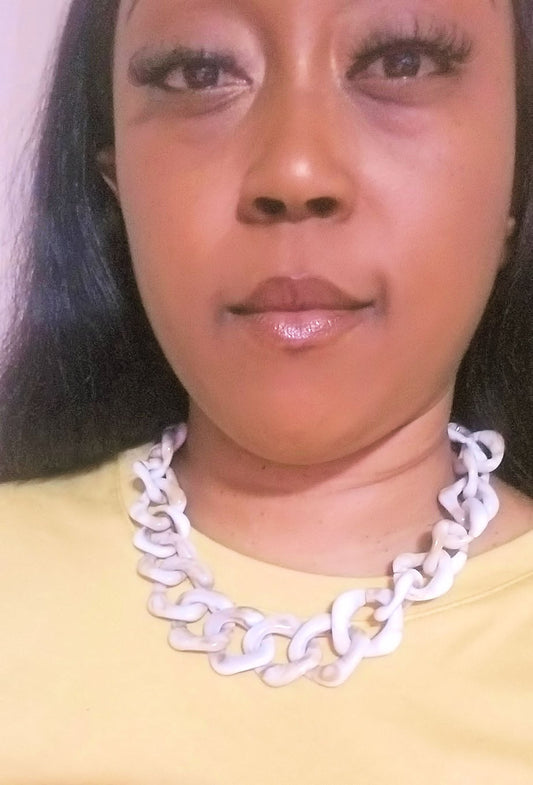 Marble Link Necklace