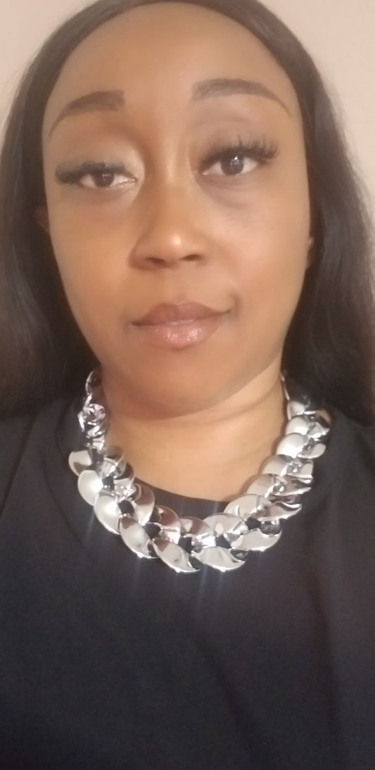 Chain Gang Choker Necklace