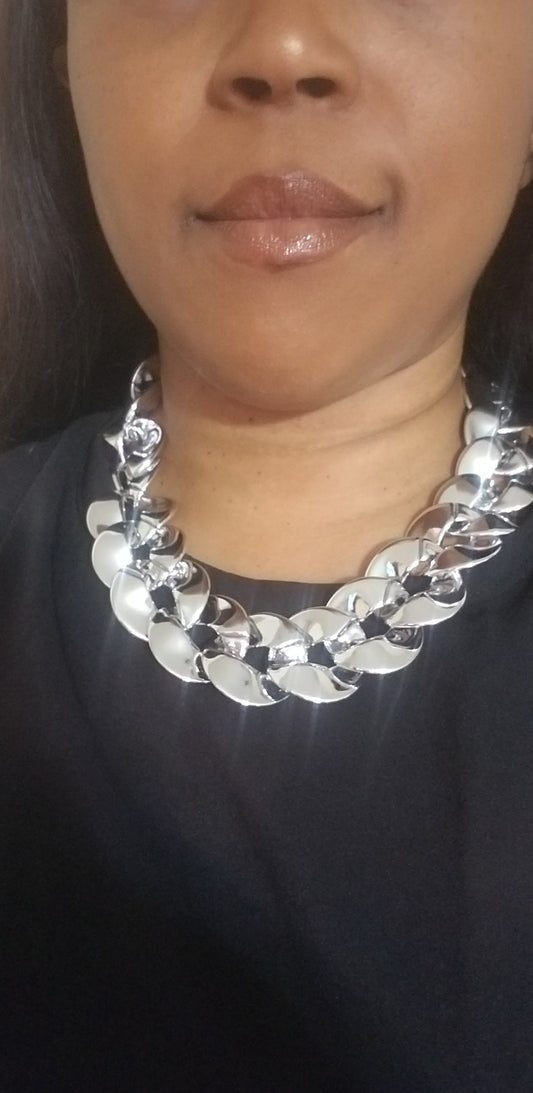 Chain Gang Choker Necklace